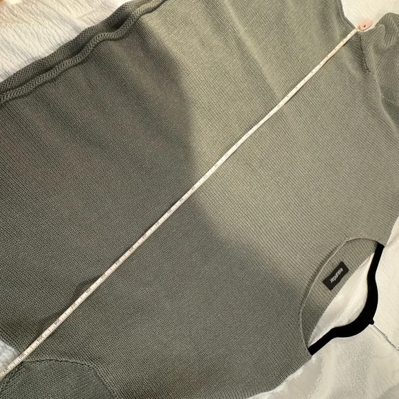 Eskandar Knit Sweater in Grayish Green